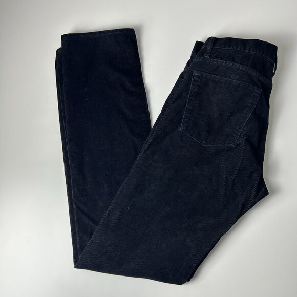 Helmut Lang Black Button Fly 5 Pocket Straight Corduroy Pants Men's Size 30 - Picture 8 of 16